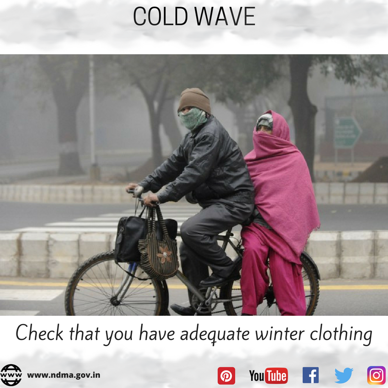 Check that you have adequate winter clothing